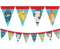 paper triangle flag banner Pokemon, (FSC),